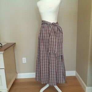 Eagle's Eye Vintage Plaid Taffeta Skirt